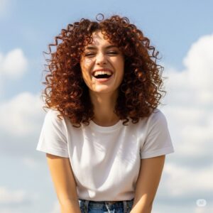 チャンスの到来を喜ぶ女性：タロット「運命の輪」が示す転機と高揚感