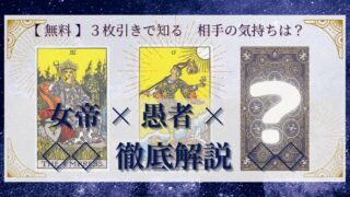 【 まとめ 】　相手の気持ち：皇帝×愚者×20種類　３枚引き 
