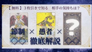 【 まとめ 】　相手の気持ち：節制×愚者×20種類　３枚引き 